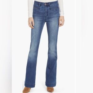 Classic Blue Flared Women Jeans